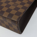 LOUIS VUITTON Damier Ebene Malesherbes Hand Bag N51379 LV Auth 144426-15