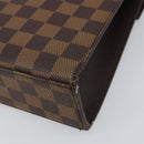 LOUIS VUITTON Damier Ebene Malesherbes Hand Bag N51379 LV Auth 144426-17