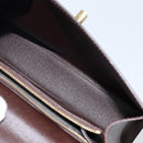 LOUIS VUITTON Damier Ebene Malesherbes Hand Bag N51379 LV Auth 144426-9