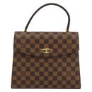 LOUIS VUITTON Damier Ebene Malesherbes Hand Bag N51379 LV Auth 144426-13