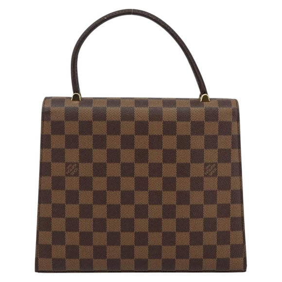 LOUIS VUITTON Damier Ebene Malesherbes Hand Bag N51379 LV Auth 144426