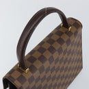 LOUIS VUITTON Damier Ebene Malesherbes Hand Bag N51379 LV Auth 144426-6