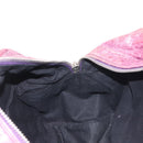 BALENCIAGA The Matelasse Hand Bag Leather Purple Silver 168031 Auth 144433-22