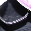 BALENCIAGA The Matelasse Hand Bag Leather Purple Silver 168031 Auth 144433-23