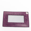 BALENCIAGA The Matelasse Hand Bag Leather Purple Silver 168031 Auth 144433-24