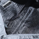 PRADA Shoulder Bag Nylon Black Silver Auth 144435V-10