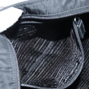 PRADA Shoulder Bag Nylon Black Silver Auth 144435V-26
