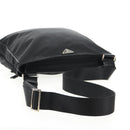 PRADA Shoulder Bag Nylon Black Silver Auth 144435V-7
