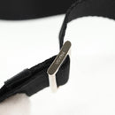 PRADA Shoulder Bag Nylon Black Silver Auth 144435V-14