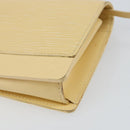 LOUIS VUITTON Epi Leather Honfleur Shoulder Bag Vanilla M5273A LV Auth 144438-9