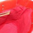 LOUIS VUITTON Monogram Vernis Reade MM Hand Bag Red Rouge M91086 LV Auth 144441-18
