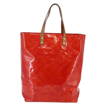 LOUIS VUITTON Monogram Vernis Reade MM Hand Bag Red Rouge M91086 LV Auth 144441 - 0