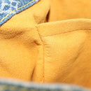 LOUIS VUITTON Monogram Denim Flat Shopper Tote Bag Blue M95018 LV Auth 144442-22