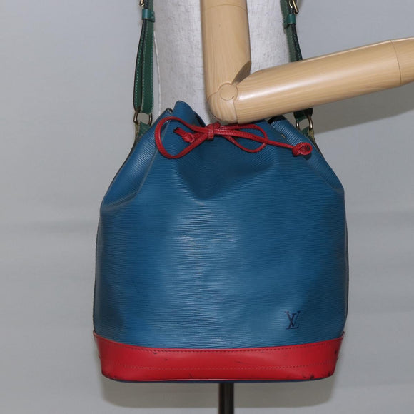 LOUIS VUITTON Epi Toriko color Noe Bag Red Blue Green M44084 LV Auth 144448