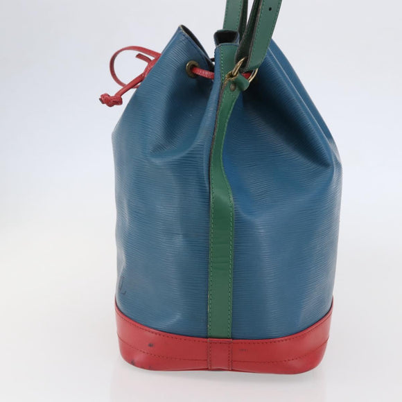 LOUIS VUITTON Epi Toriko color Noe Bag Red Blue Green M44084 LV Auth 144448