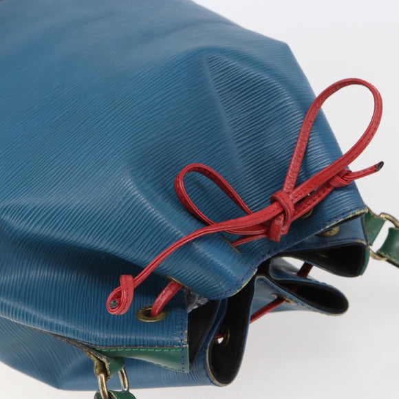 LOUIS VUITTON Epi Toriko color Noe Bag Red Blue Green M44084 LV Auth 144448