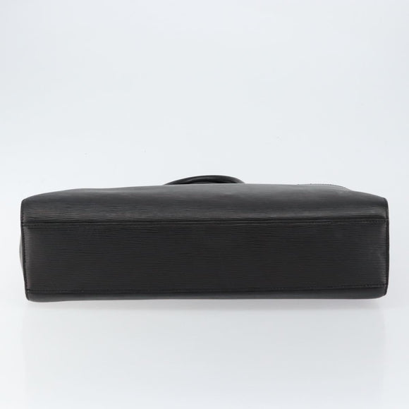 LOUIS VUITTON Epi Sorbonne Business Bag Black M54512 LV Auth 144450
