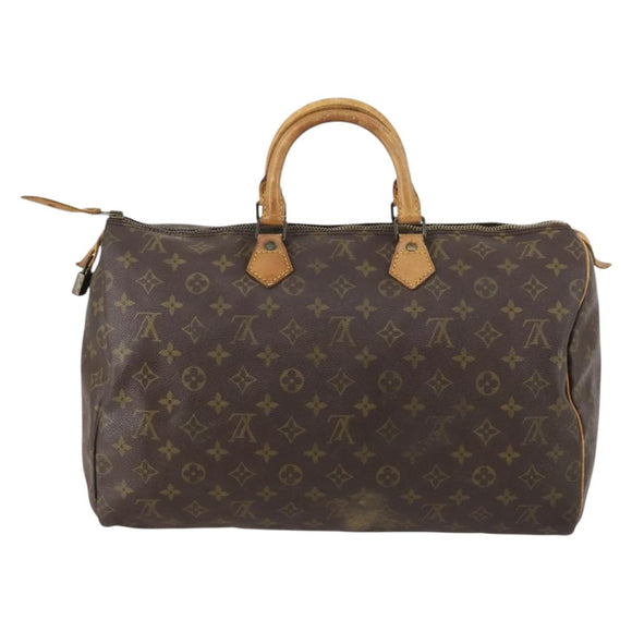 LOUIS VUITTON Monogram Speedy 40 Hand Bag M41522 LV Auth 144455