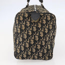 Christian Dior Trotter Canvas Hand Bag Navy Silver Auth 144464-4