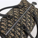 Christian Dior Trotter Canvas Hand Bag Navy Silver Auth 144464-6