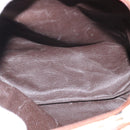 BURBERRY Nova Check Backpack PVC Beige Gold Auth 144466-11