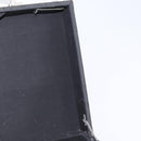 Christian Dior Honeycomb Canvas Attache case Trunk Black Auth 144467-22