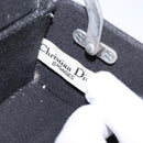 Christian Dior Honeycomb Canvas Attache case Trunk Black Auth 144467-12