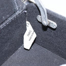 Christian Dior Honeycomb Canvas Attache case Trunk Black Auth 144467-25