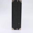 Christian Dior Honeycomb Canvas Attache case Trunk Black Auth 144467-3