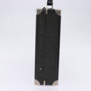 Christian Dior Honeycomb Canvas Attache case Trunk Black Auth 144467-4