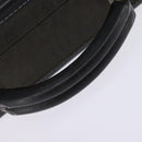 Christian Dior Honeycomb Canvas Attache case Trunk Black Auth 144467-7