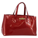 LOUIS VUITTON Monogram Vernis Wilshire PM Bag Pomme D'amour M93642 Auth 144468-1