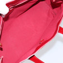 LOUIS VUITTON Monogram Vernis Wilshire PM Bag Pomme D'amour M93642 Auth 144468-16