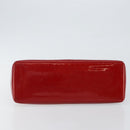 LOUIS VUITTON Monogram Vernis Wilshire PM Bag Pomme D'amour M93642 Auth 144468-9