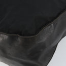 PRADA Shoulder Bag Nylon Black Silver Auth 144476-9