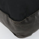 PRADA Shoulder Bag Nylon Black Silver Auth 144476-14