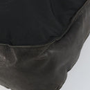 PRADA Shoulder Bag Nylon Black Silver Auth 144476-15