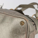 Chloe Kerala Hand Bag Leather Champagne Gold Auth 144479-10