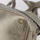 Chloe Kerala Hand Bag Leather Champagne Gold Auth 144479-12