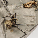 Chloe Kerala Hand Bag Leather Champagne Gold Auth 144479-14