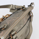 Chloe Kerala Hand Bag Leather Champagne Gold Auth 144479-6