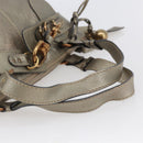 Chloe Kerala Hand Bag Leather Champagne Gold Auth 144479-7