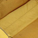 FENDI Hand Bag Leather Yellow Gold Auth 144480-11