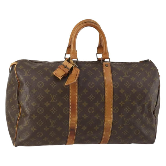 LOUIS VUITTON Monogram Keepall 45 Boston Bag Vintage M41428 LV Auth 144482