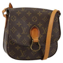 LOUIS VUITTON Monogram Saint Cloud MM Shoulder Bag M51243 LV Auth 144486-1