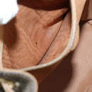 CELINE Macadam Canvas Backpack PVC Leather Brown Gold Auth 144490-11