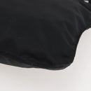 PRADA Shoulder Bag Nylon Black Silver Auth 144491-10