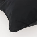 PRADA Shoulder Bag Nylon Black Silver Auth 144491-11