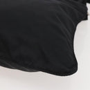 PRADA Shoulder Bag Nylon Black Silver Auth 144491-12