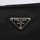 PRADA Shoulder Bag Nylon Black Silver Auth 144491-17